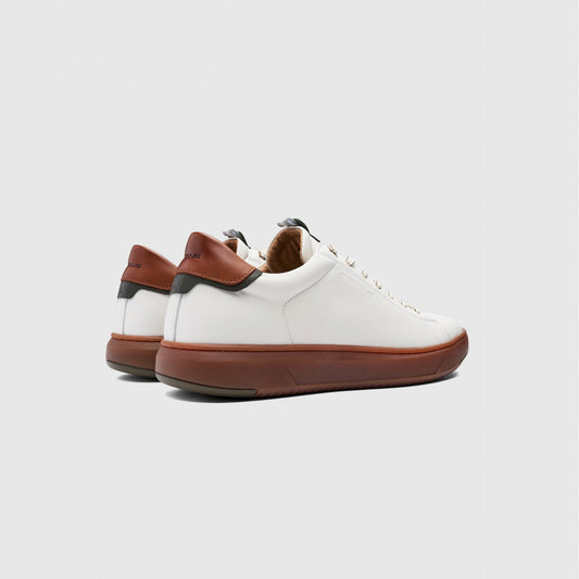 Ambitious Lace Up Trainer in White