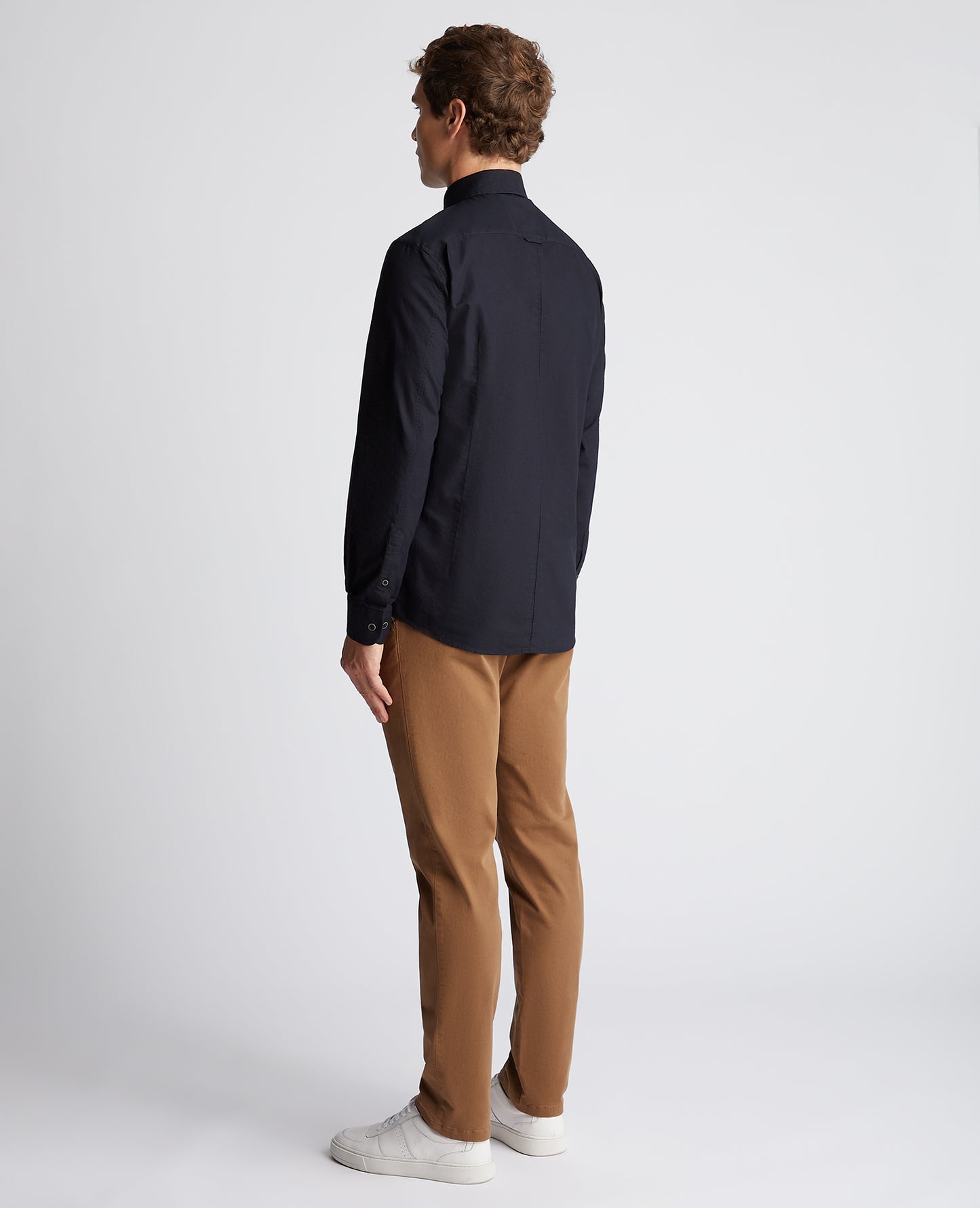 Remus Uomo Black Oxford Cotton Shirt