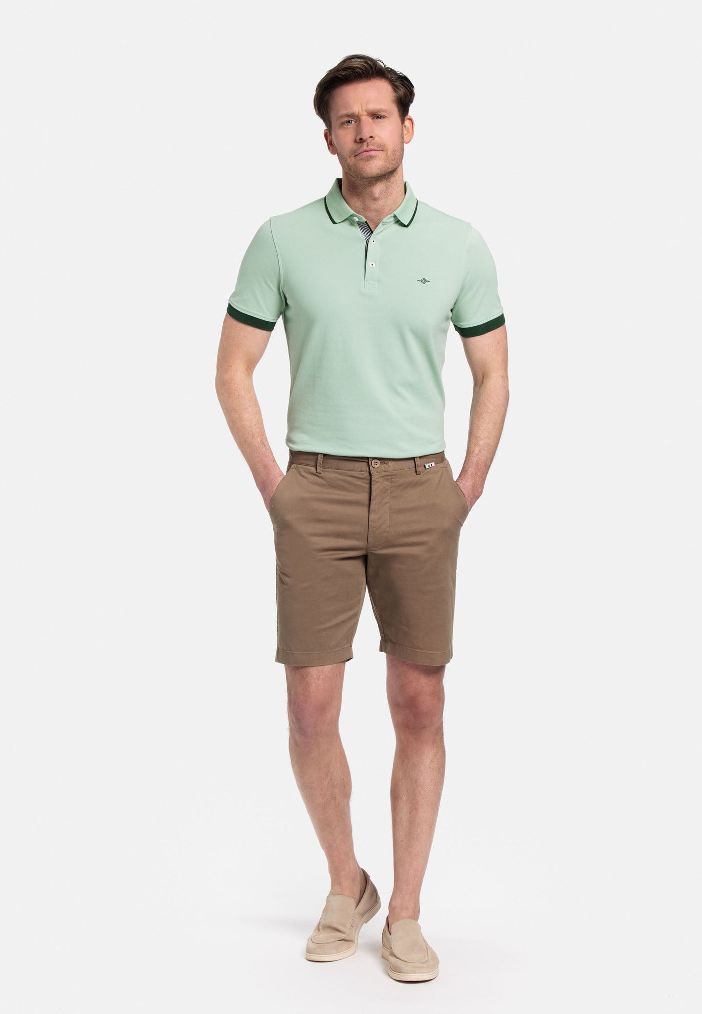 Giordano Camel Brown Bermuda Shorts