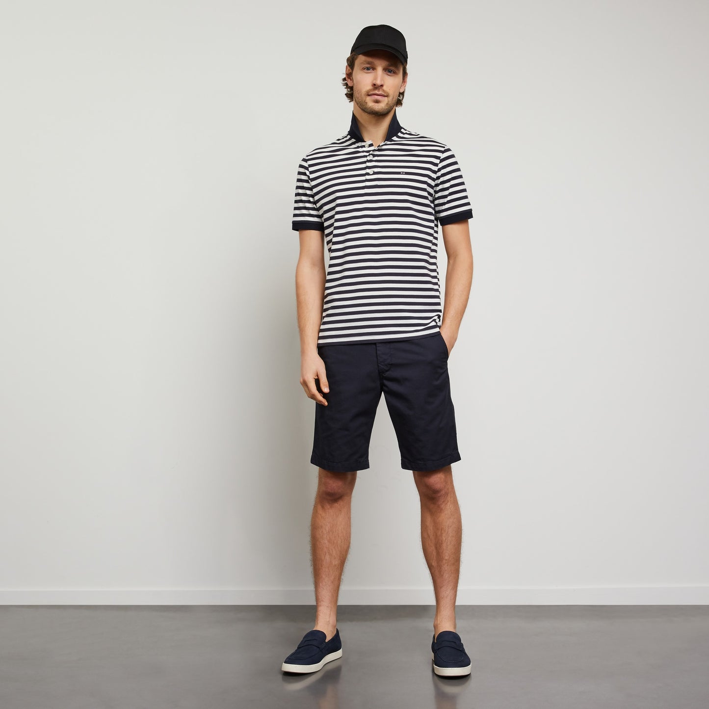 Eden Park Striped Rugby Polo