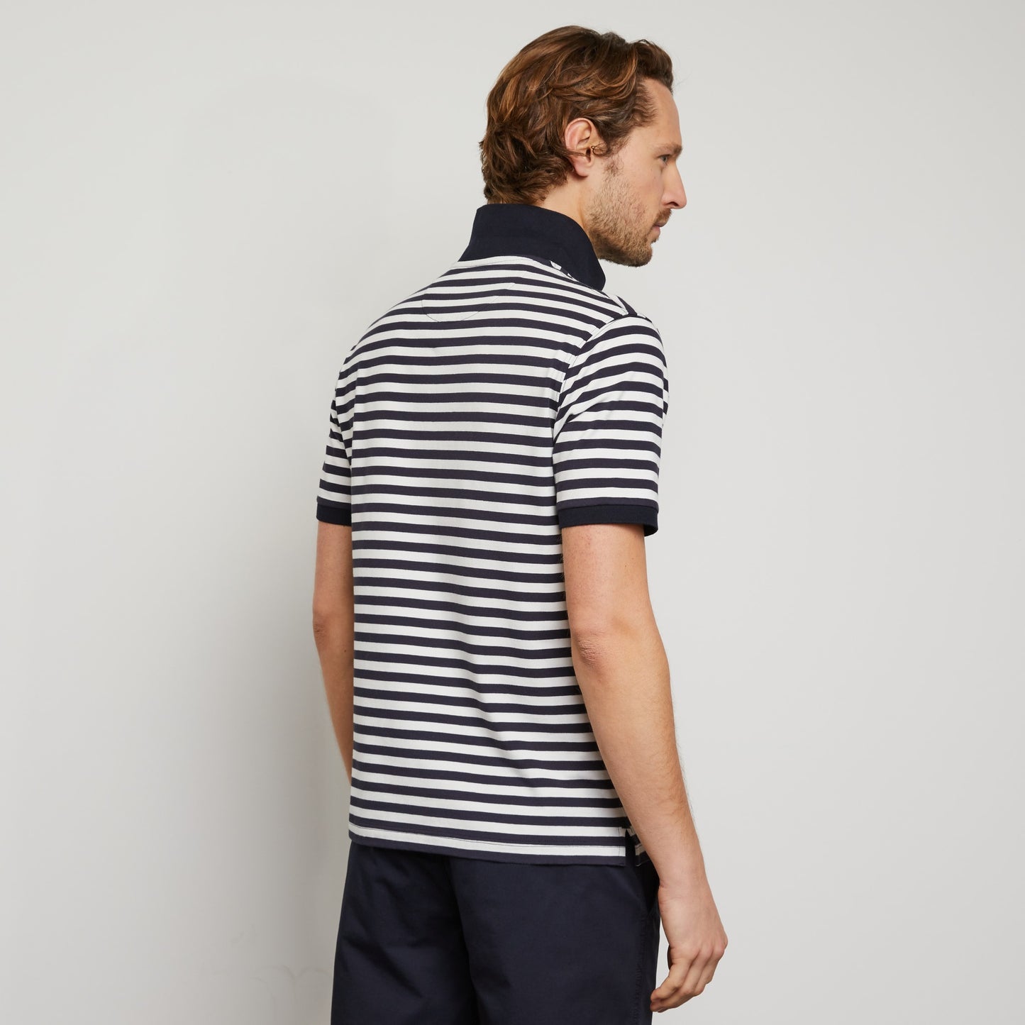 Eden Park Striped Rugby Polo