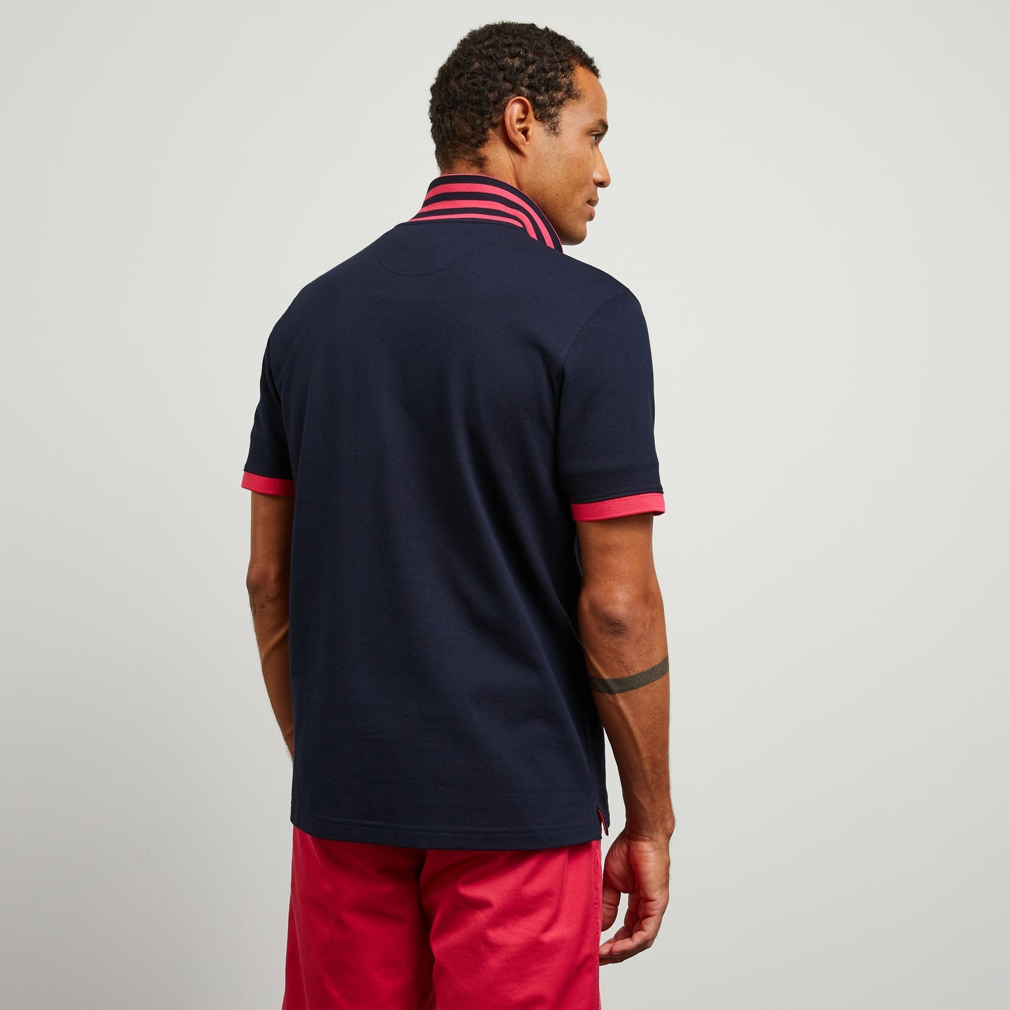 Eden Park Navy Pima Cotton Polo