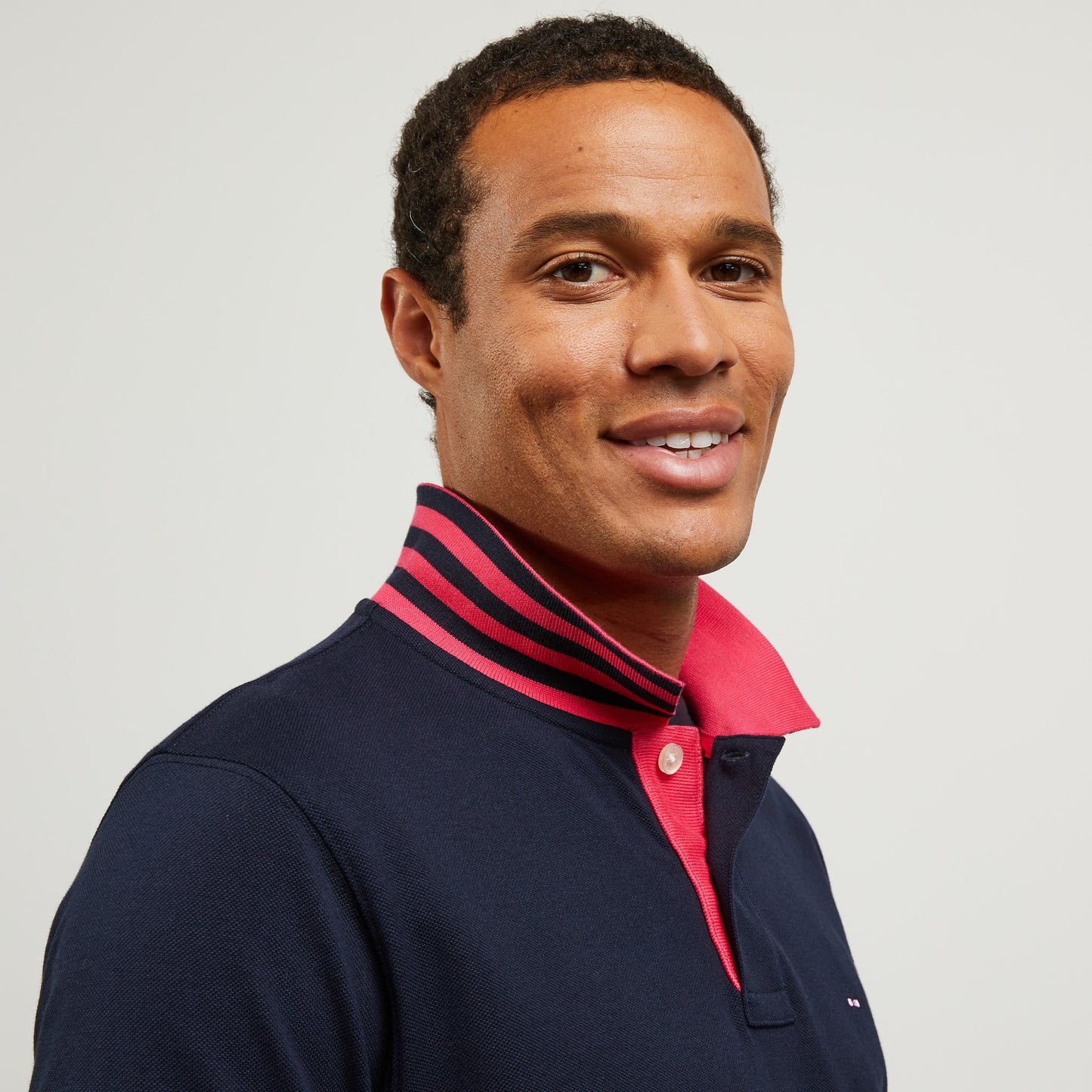 Eden Park Navy Pima Cotton Polo