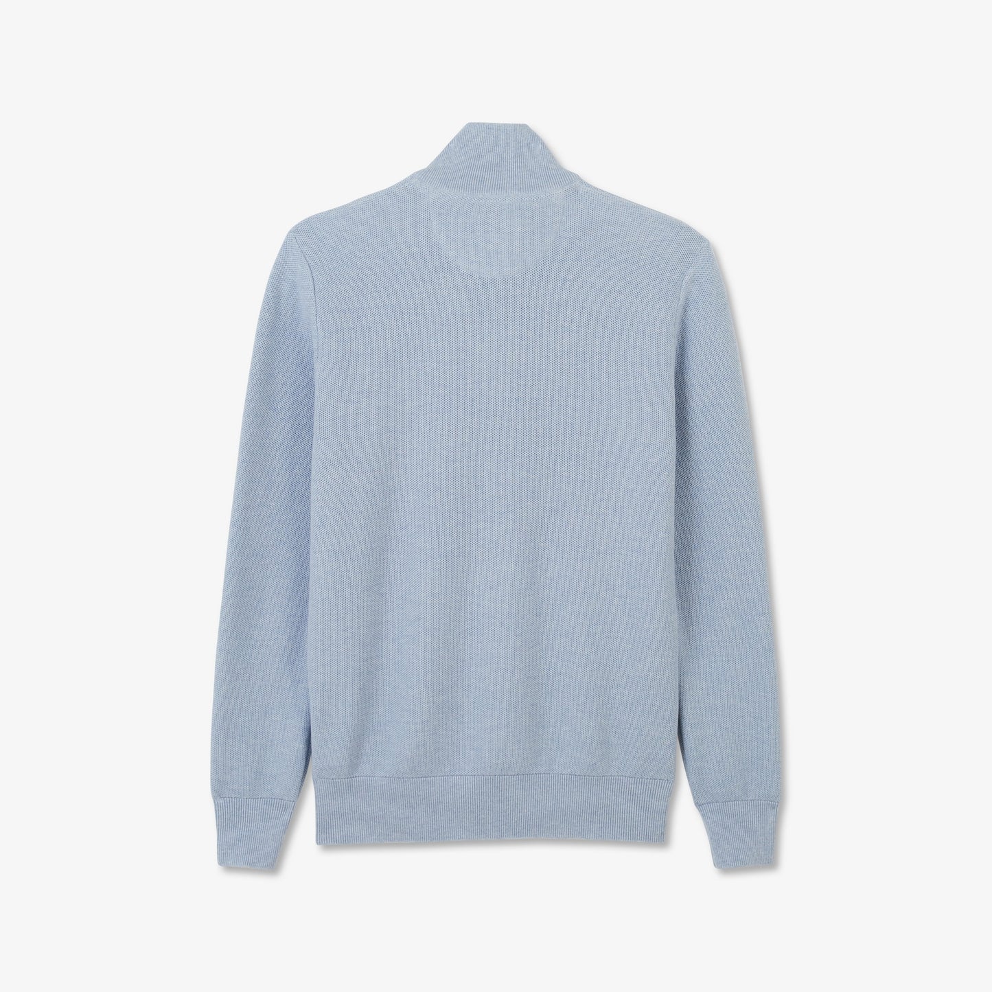 Eden Park Light Blue Half-Zip Jumper