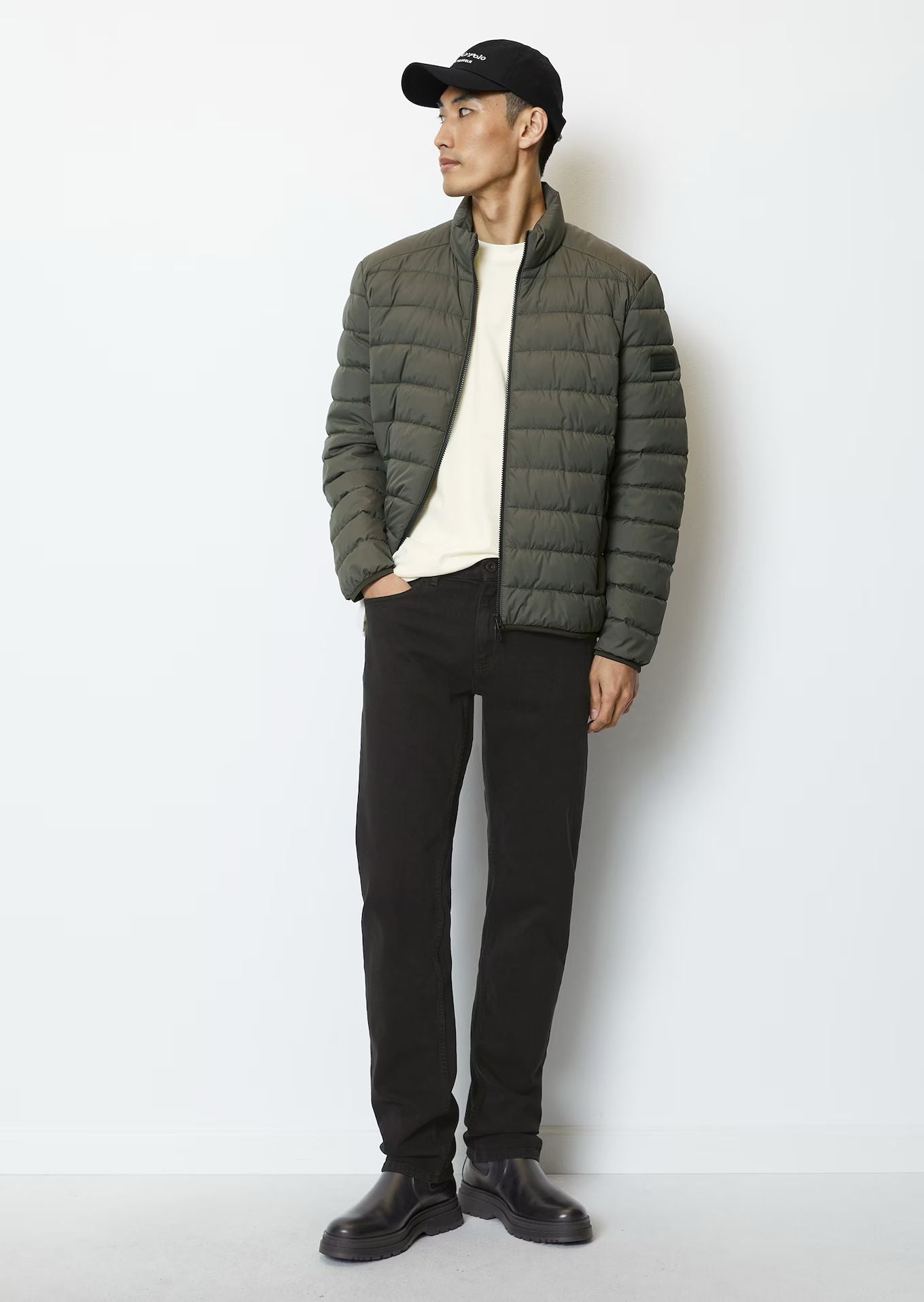Marc O'Polo Copley Brown Quilted Lightweight Jacket