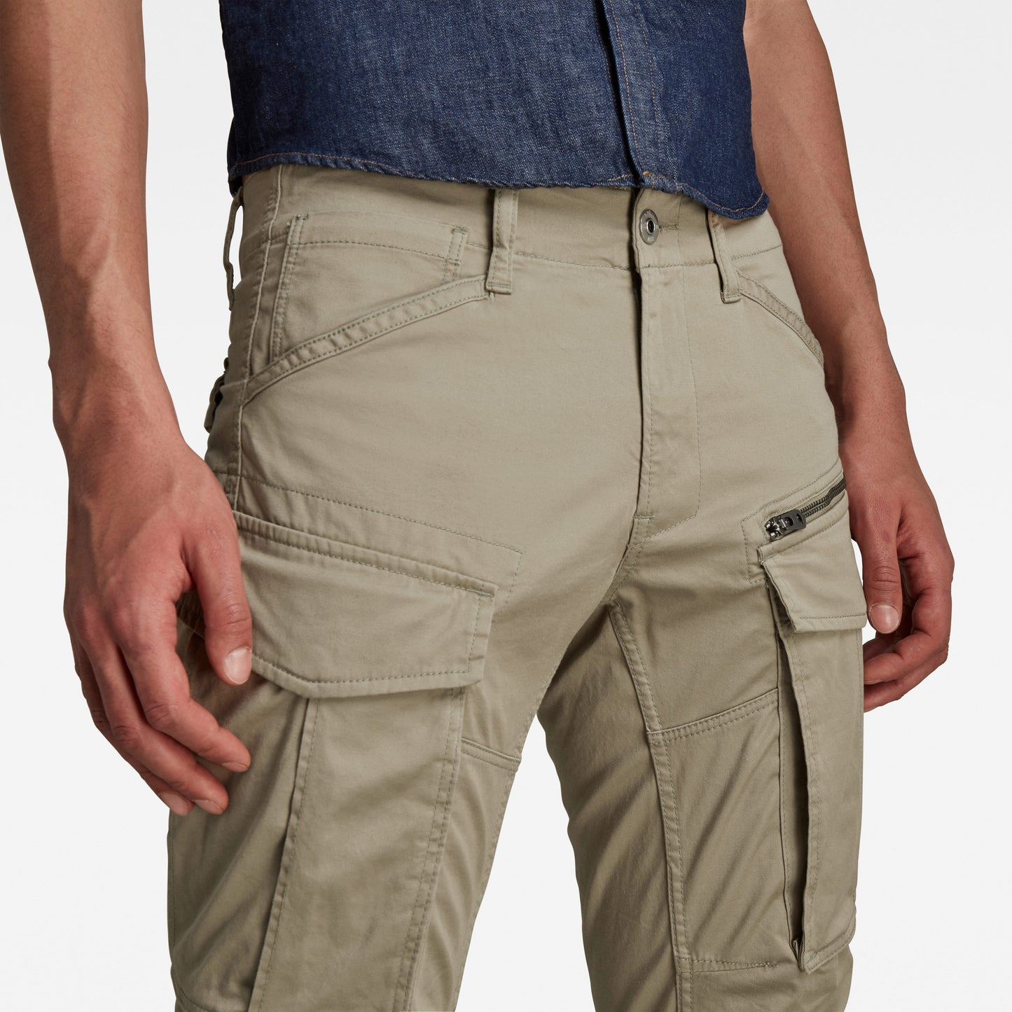 G-Star Straight Tapered Beige Cargo Pants