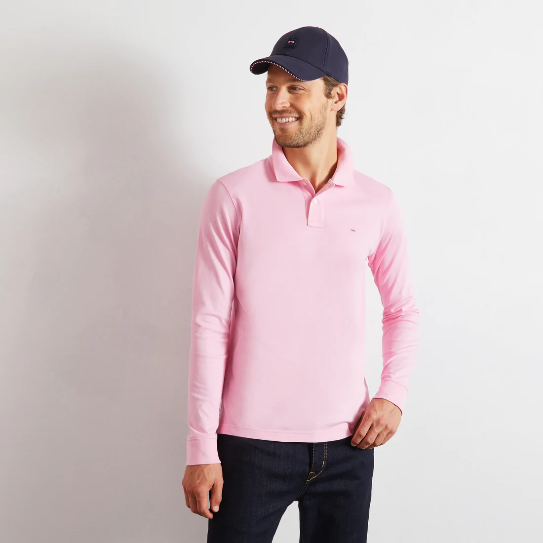 Mens light pink polo shirts best sale