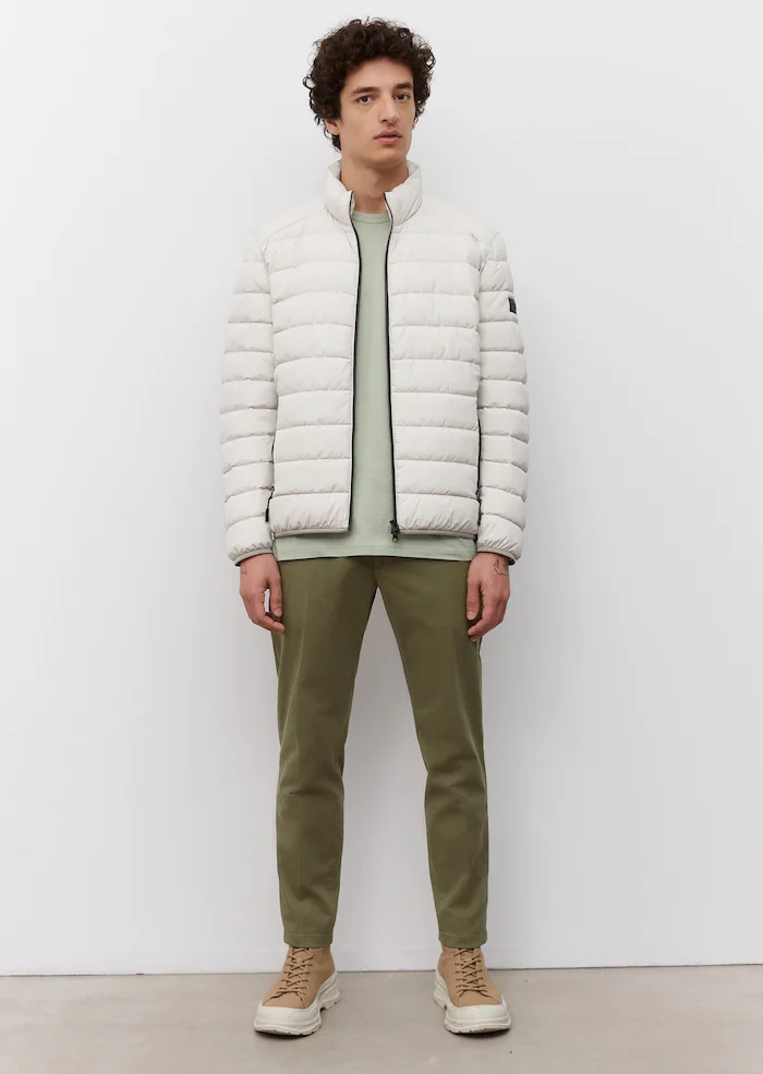 Marc O'Polo Grey Silk Puffer Jacket