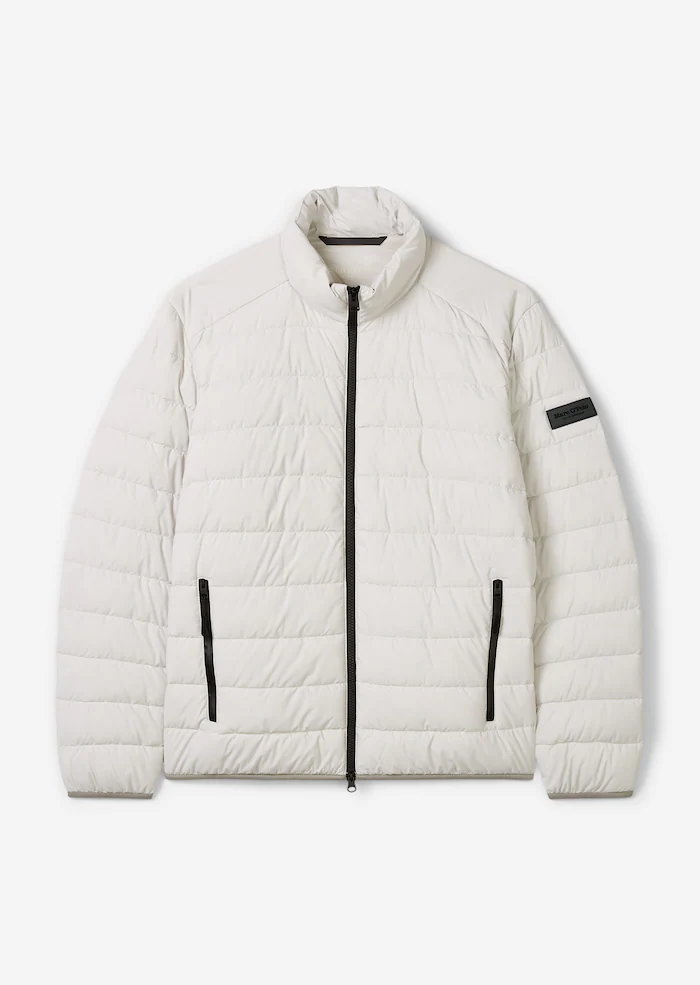 Marc O'Polo Grey Silk Puffer Jacket