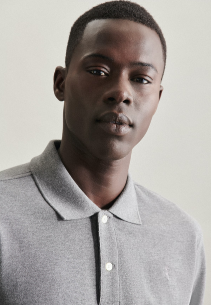 Seidensticker Grey long sleeve polo