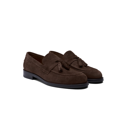 Ambitious Brown Suede Tassel Loafer