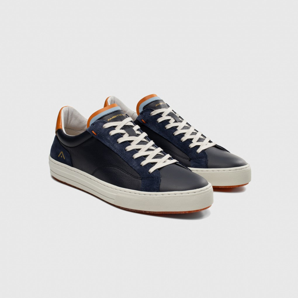 Ambitious ANOPOLIS Navy Blue Lace Up Trainer