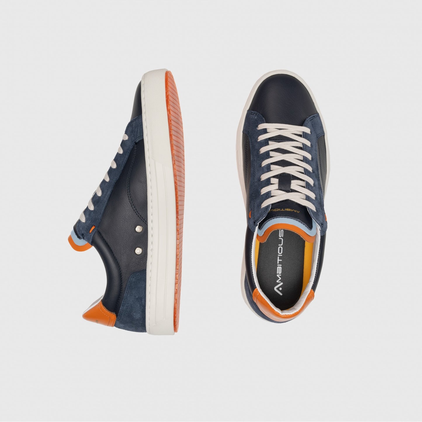 Ambitious ANOPOLIS Navy Blue Lace Up Trainer