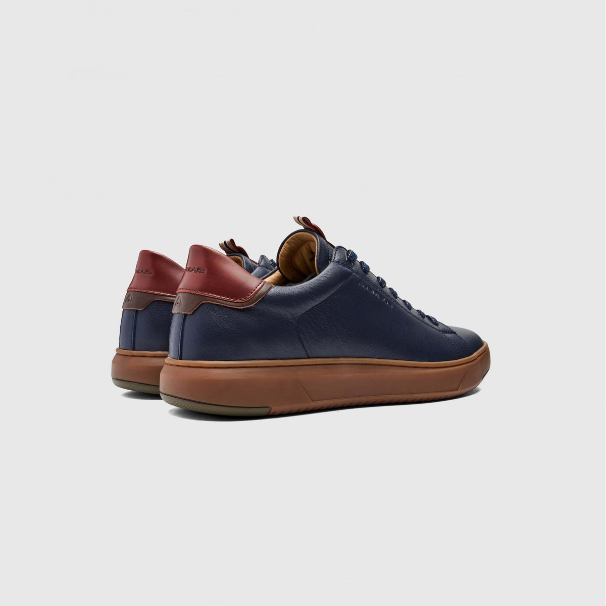 Ambitious Navy Blue Lace Up Trainer