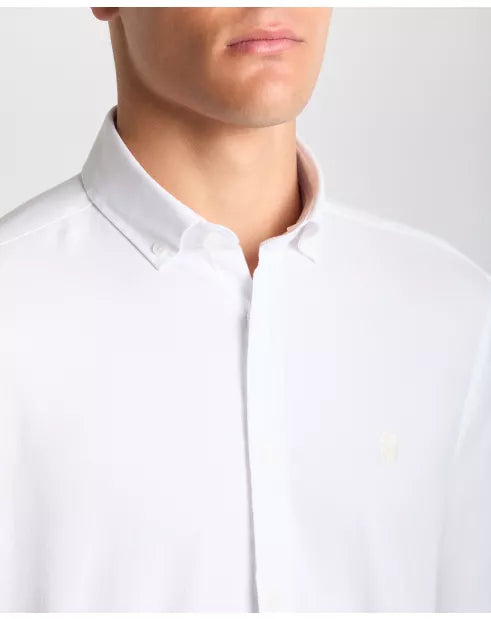 Remus Uomo White Long Sleeved Casual Shirt