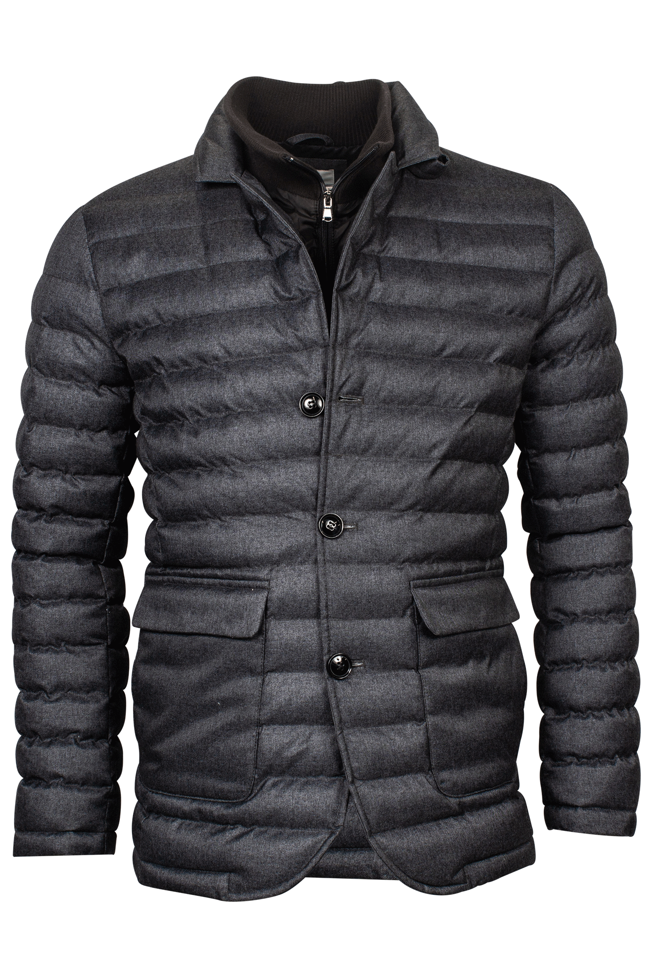 Giordano Charcoal Grey Padded Blazer