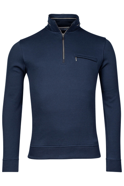Blue half zip jumper hotsell