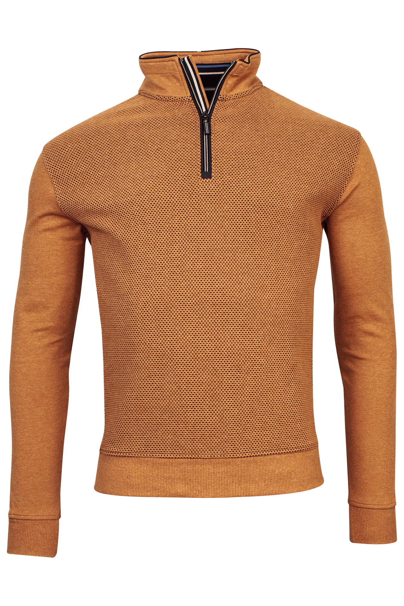 Baileys Dark Gold Half Zip Jumper