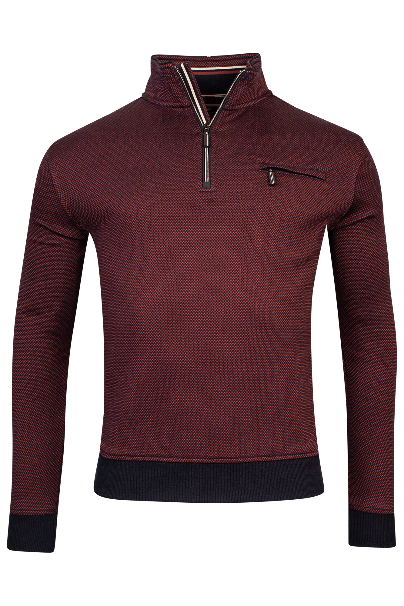 Baileys Wine Half Zip Jumper