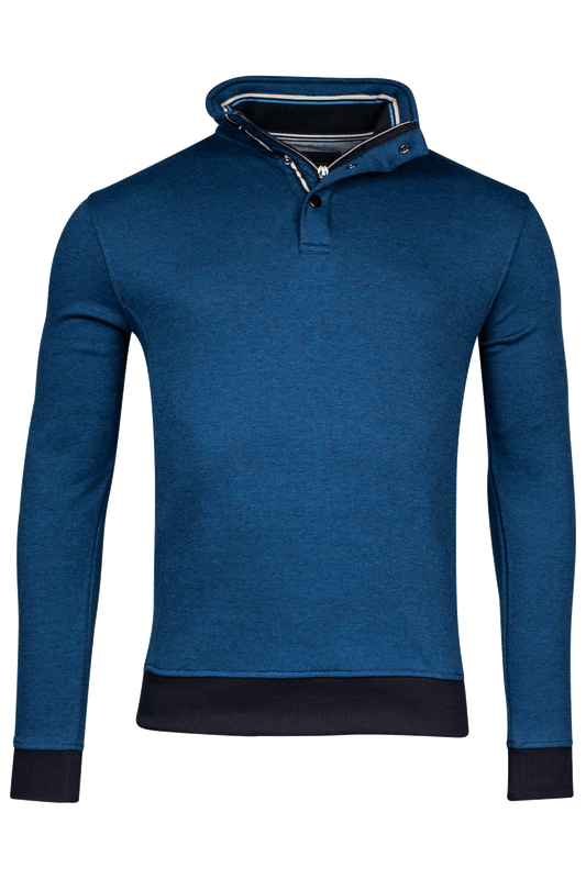 Baileys Dark Blue Half Zip Jumper