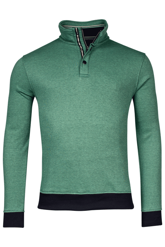 Baileys Dark Green Half Zip Jumper