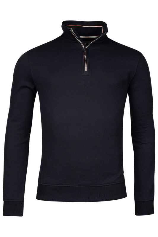 Baileys Dark Navy Half Zip Jumper