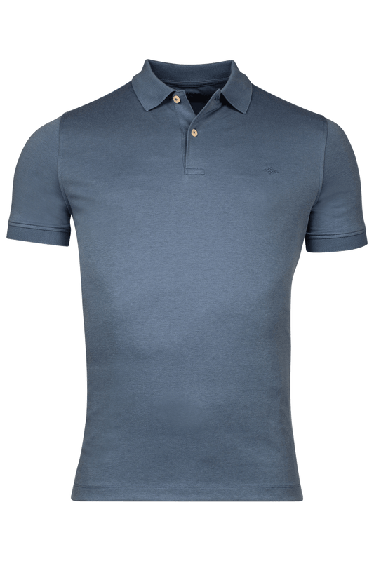 Baileys Marine Blue Pique Poloshirt