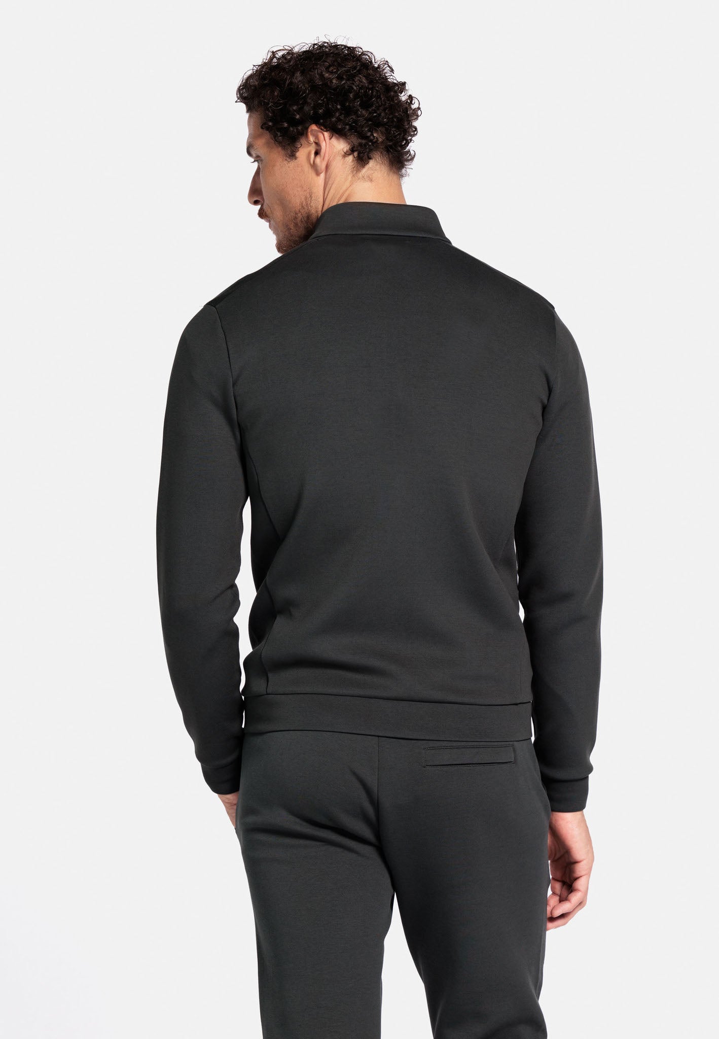 Thomas Maine Dark Green Full Zip Jumper