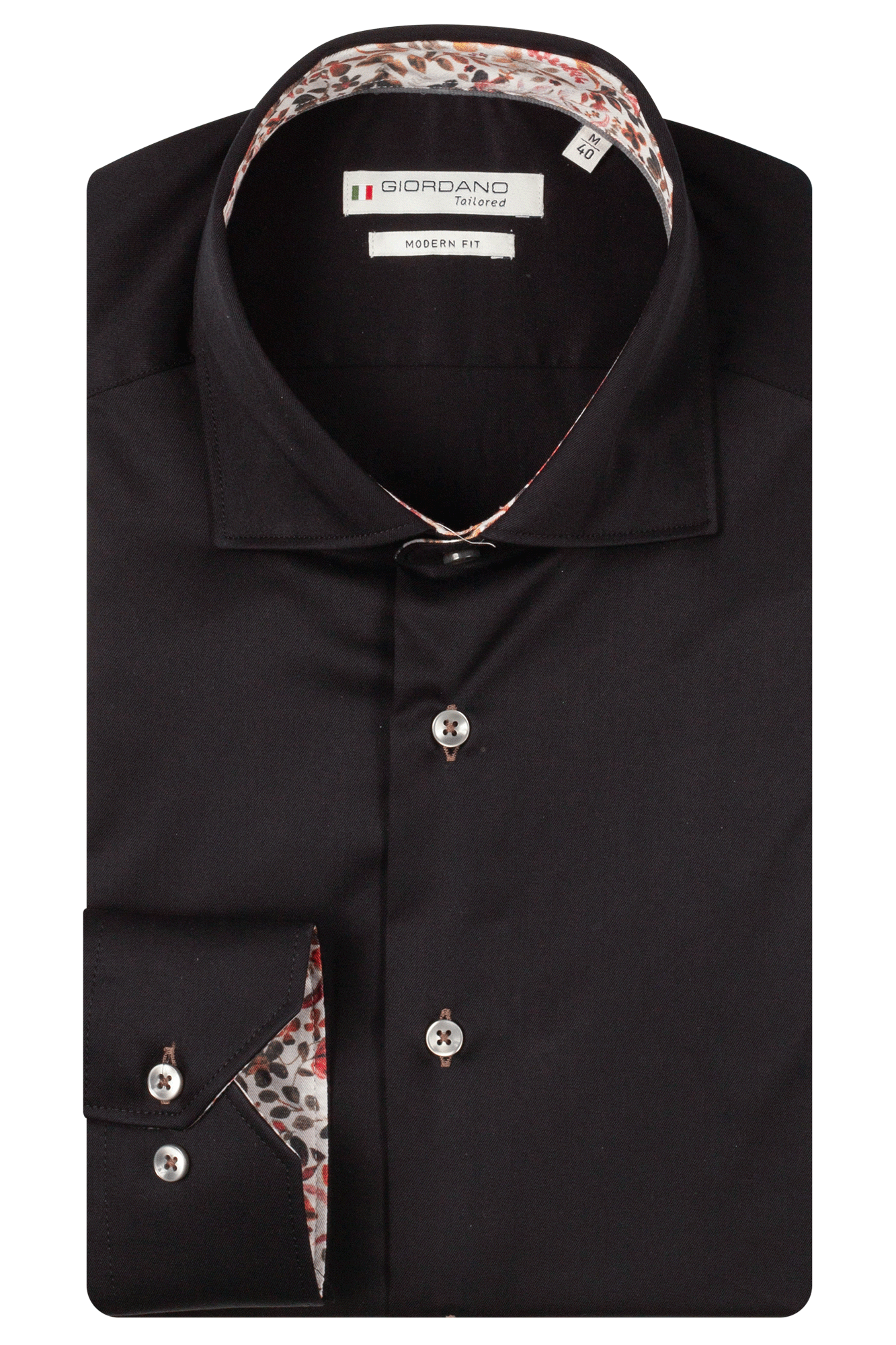 Giordano Black Luxury Cotton Shirt