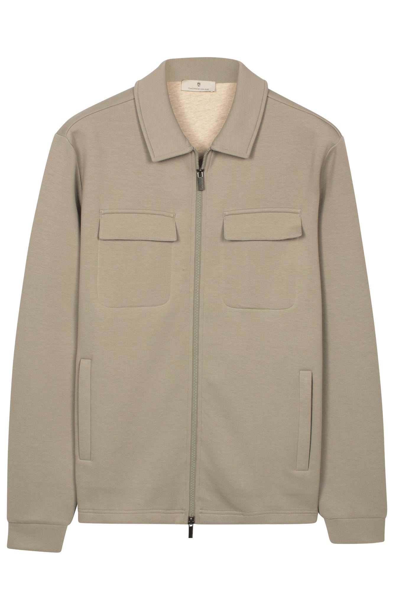 Thomas Maine Over Shirt in Khaki