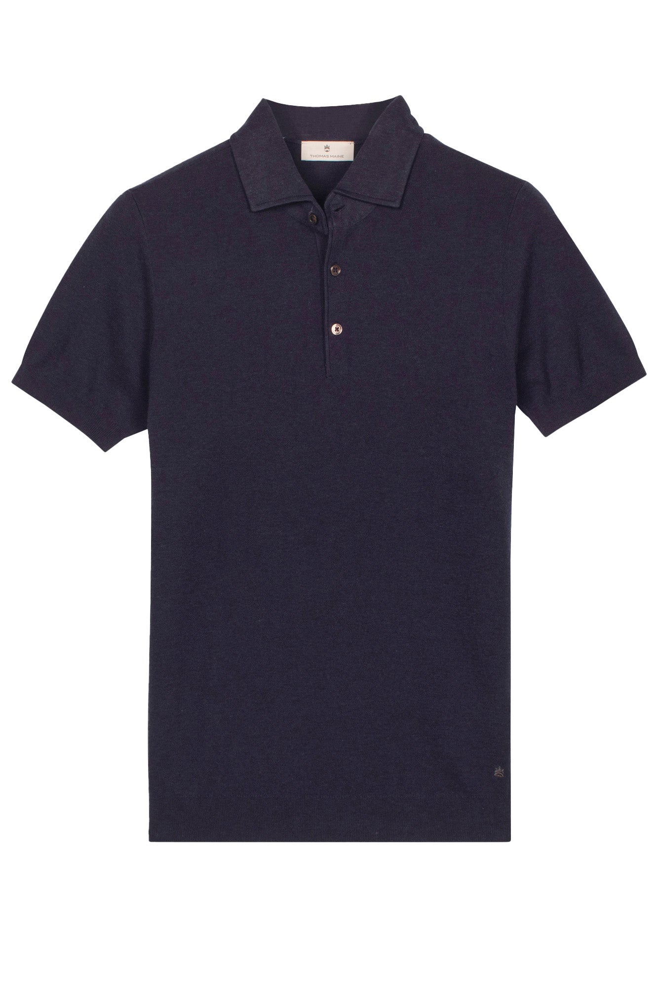 Smart 3 Button PoloShirt in Dark Navy