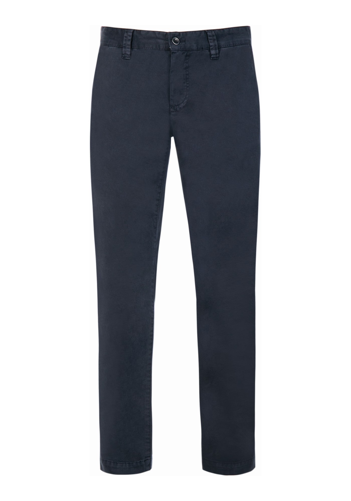 ALBERTO LOU Navy Cotton Chinos