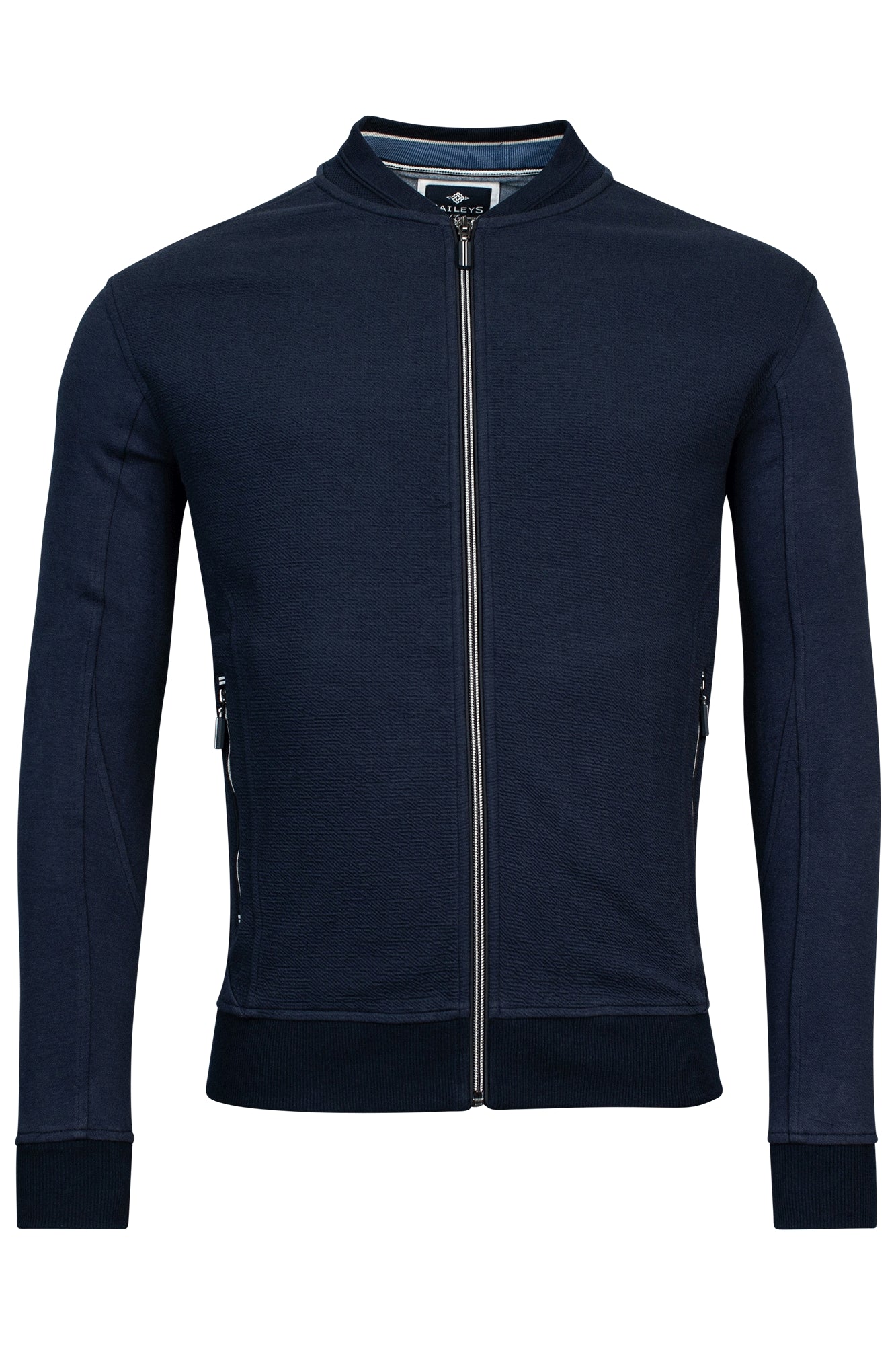 Mens Navy Full Zip Jumper StylishGuy Menswear