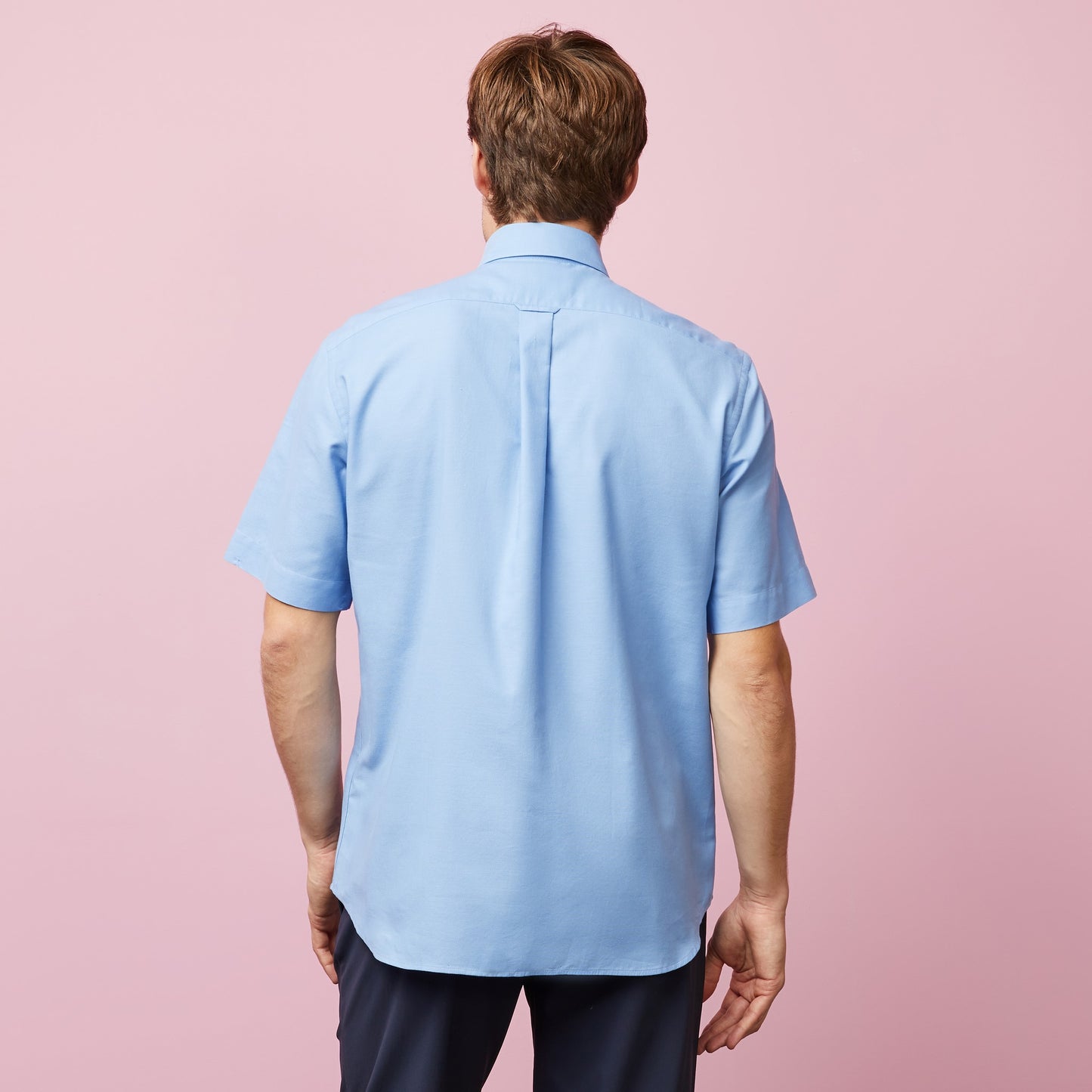 Eden Park Short Sleeve Light Blue Cotton Shirt