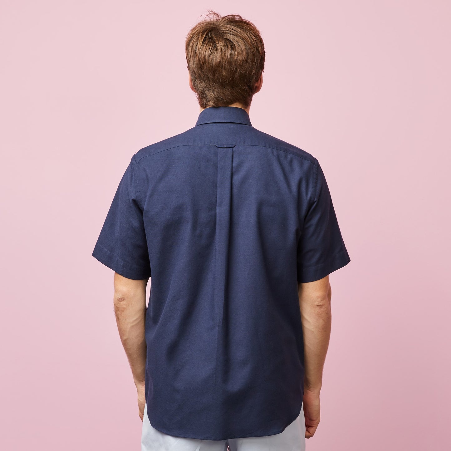 Eden Park Short Sleeve Navy Cotton Shirt