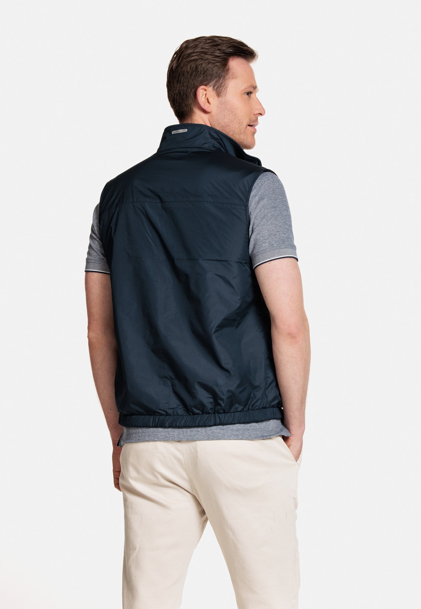 Giordano Navy Reversible Gilet