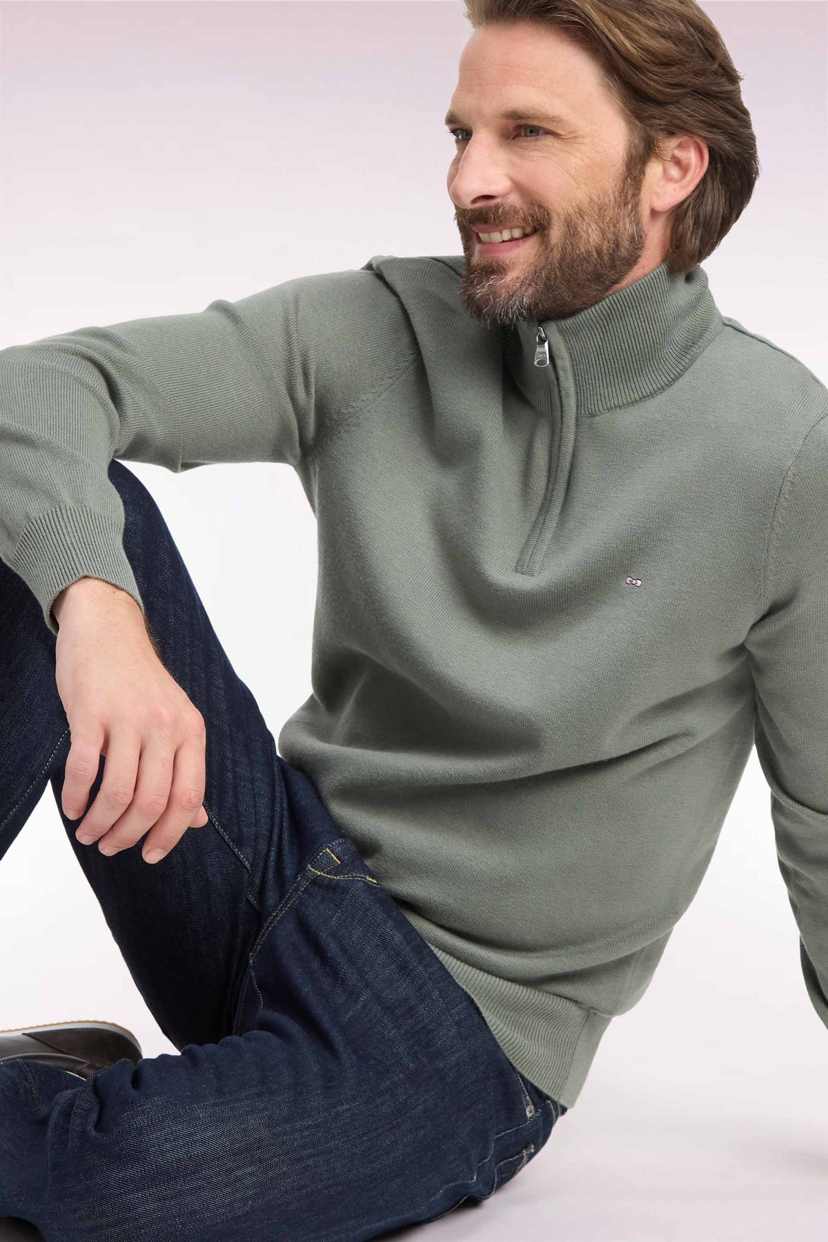 Eden Park Edinburgh Jumper - Sage Green