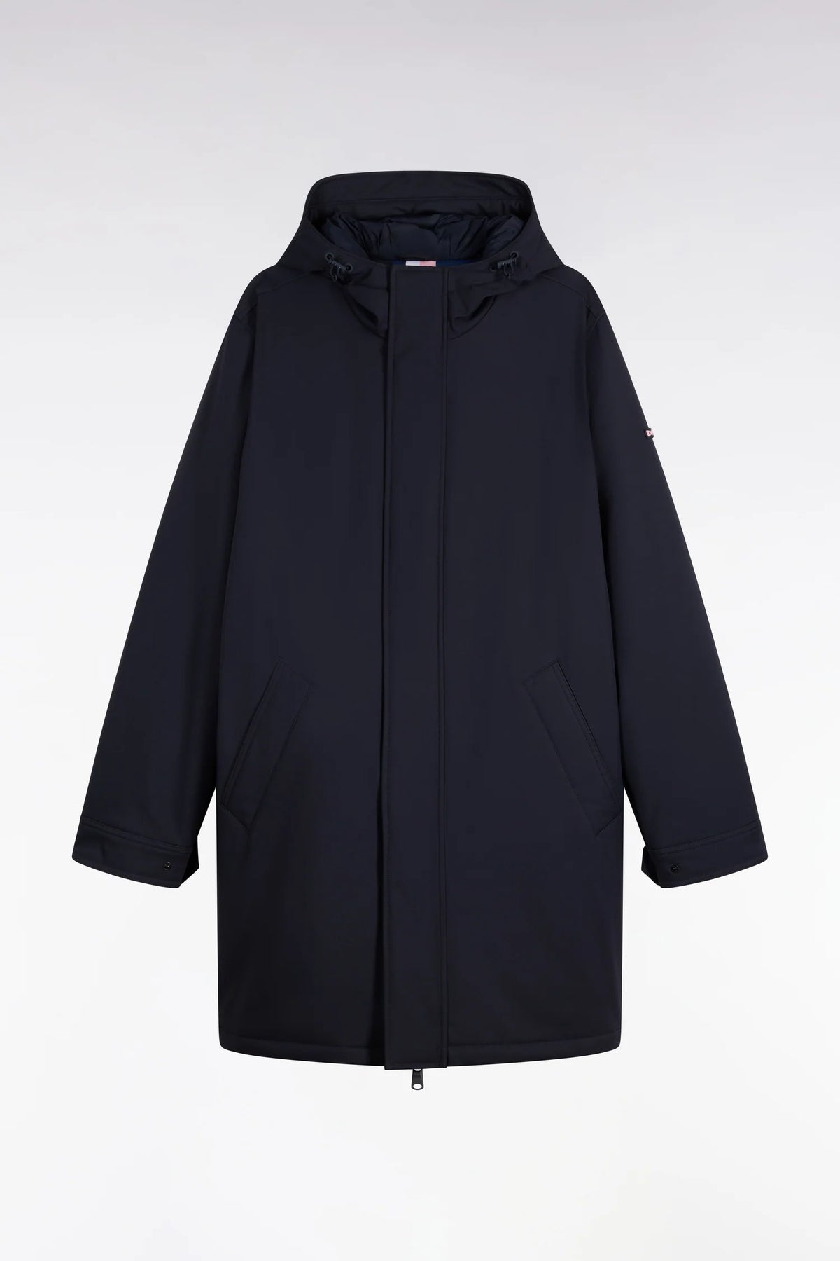 Eden Park Long Navy Parka