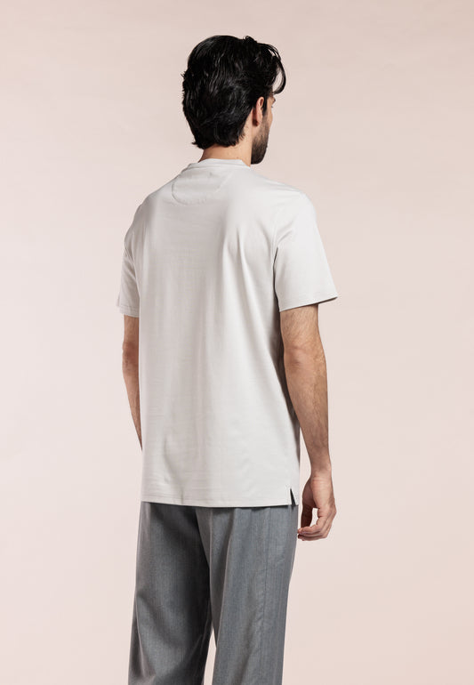 Thomas Maine Sand Round Neck T-Shirt