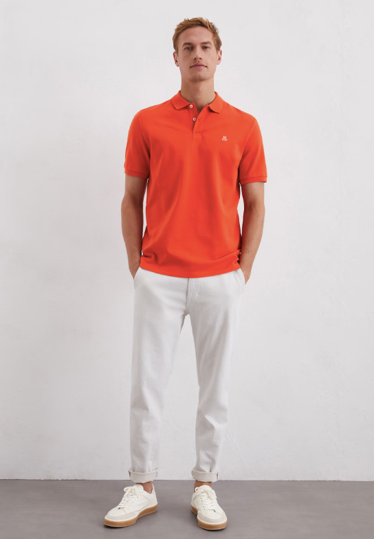 Marc O'Polo Orange Poloshirt