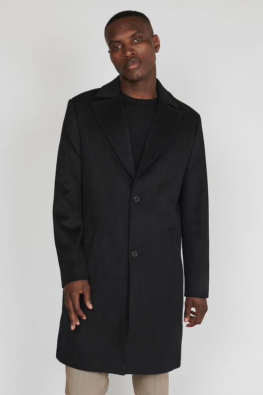 Matinique Black Wool Coat