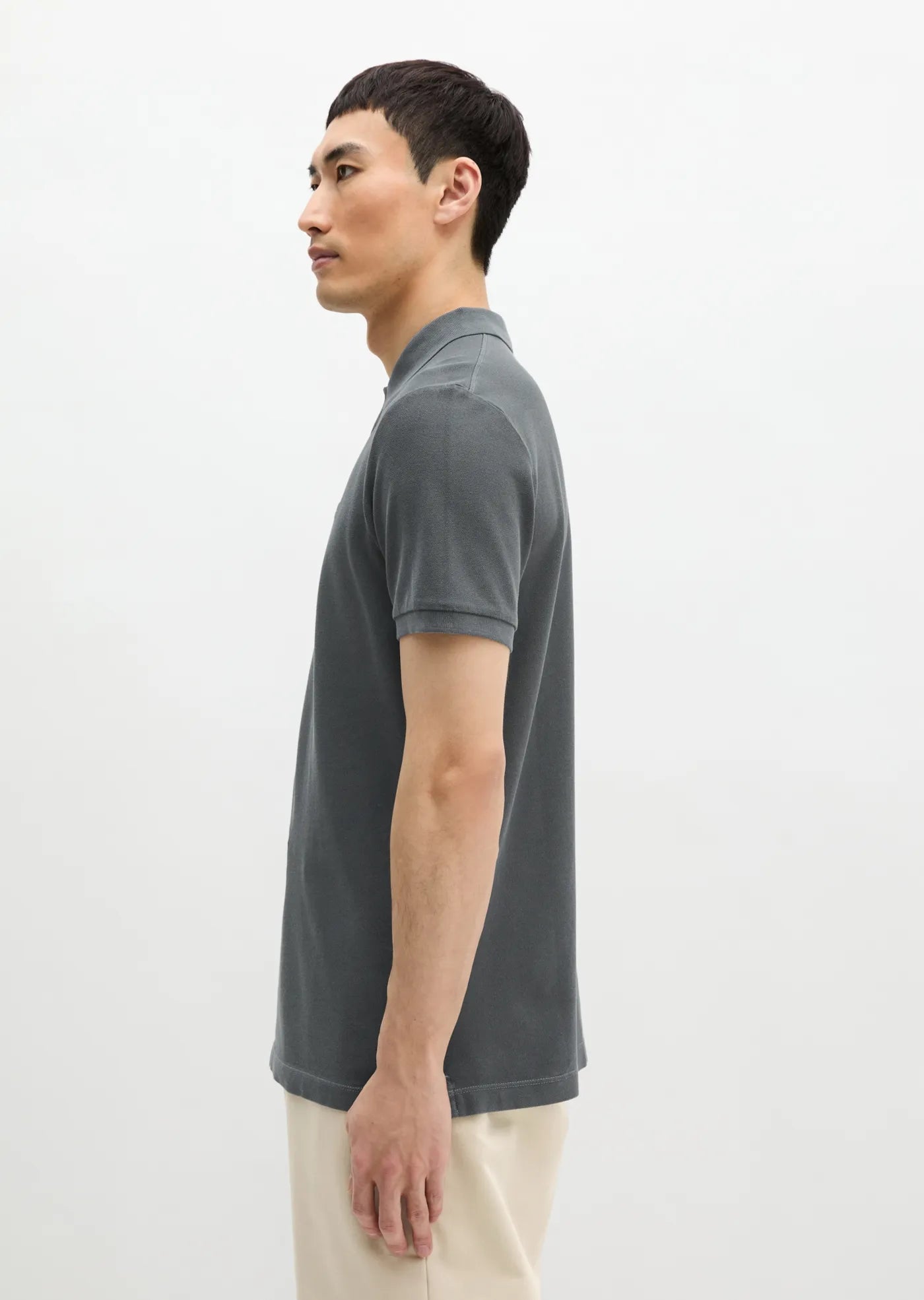 Marc O'Polo Gray Morn Poloshirt