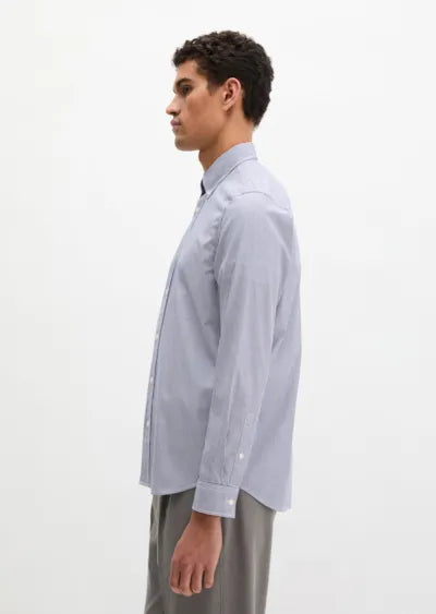 Marc O'Polo Blue Stripe Button-Down Shirt