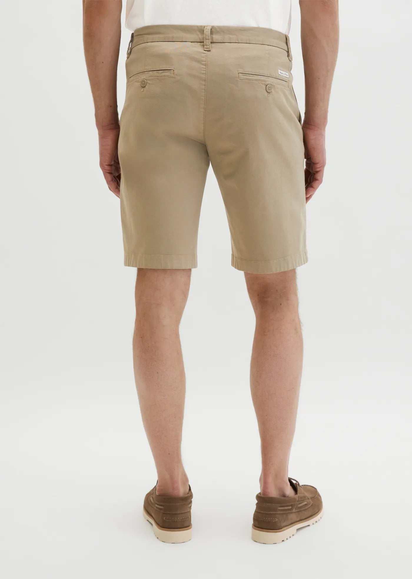 MARC O’POLO SHORTS IN SOFT TWILL STRETCH FABRIC