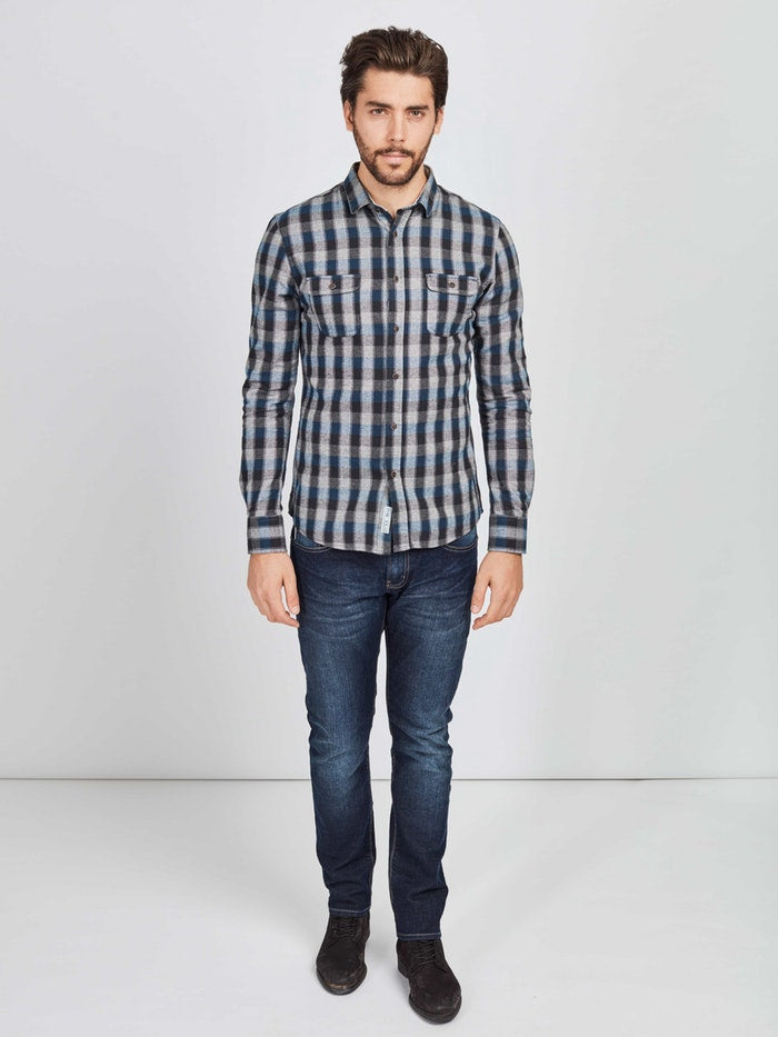Mish Mash FLEX Dark Denim Straight Leg, Stretch Cotton Jeans at StylishGuy Men's Boutique Dublin