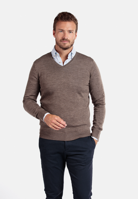 Mens merino wool jumper deals