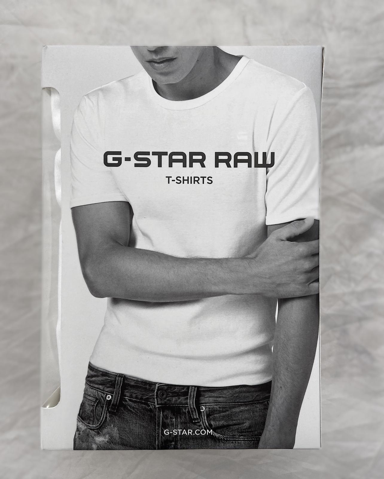 Men’s Sustainably Made Cotton Black Round Neck Cotton Short-Sleeve T-Shirt from G-Star RAW at StylishGuy Menswear Dublin