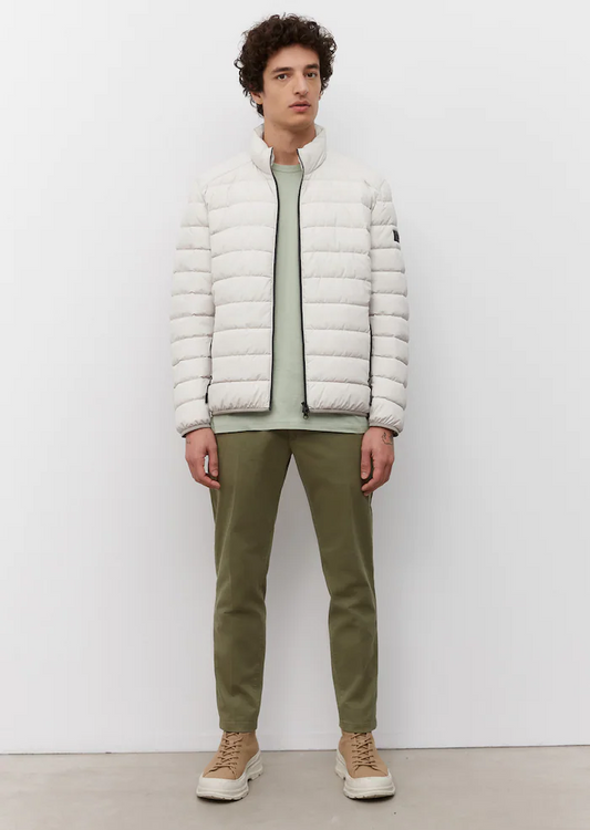 Marc O'Polo Grey Silk Puffer Jacket