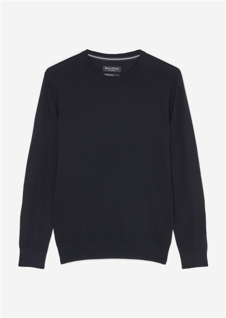 Men's Marc O'Polo Eclipse Italian Merino Wool Knitted Jumper in a relaxed fit and long sleeves available at StylishGuy Menswear Dublin