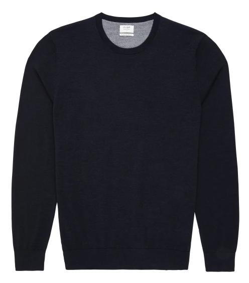 Navy Basic Pullover Knit Jumper Van Gils StylishGuy